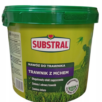 SUBSTRAL – NAWÓZ DO TRAWNIKA ANTYMECH Z SIARCZANEM ŻELAZA 5 KG