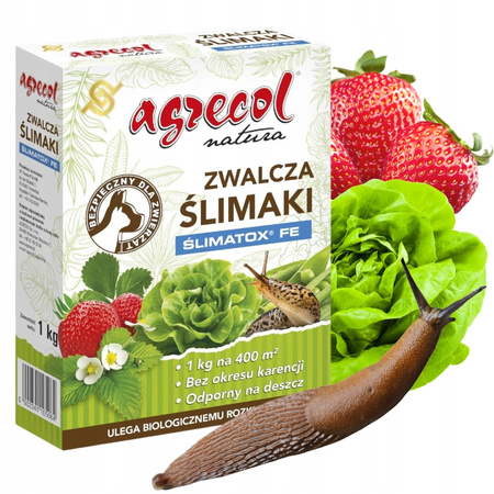 AGRECOL - ŚLIMATOX FE GRANULAT PRZECIWKO ŚLIMAKOM 1 KG