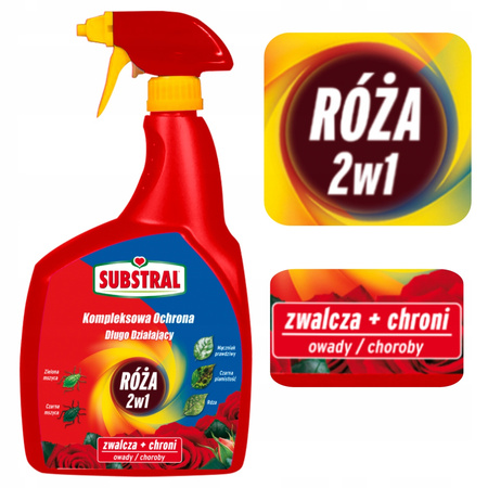 SUBSTRAL – RÓŻA 2W1 KOMPLEKSOWA OCHRONA 2W1 RÓŻE 800ML