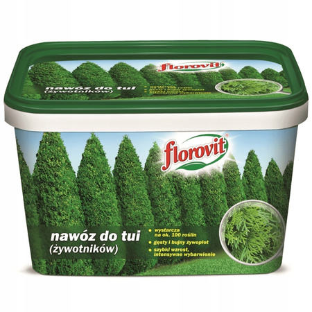 FLOROVIT – NAWÓZ DO TUI I ŻYWOTNIKÓW 4 KG