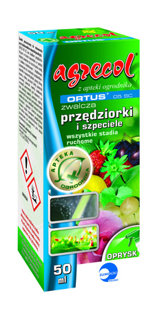 AGRECOL – ORTUS 05 SC ŚRODEK OWADOBÓJCZY NA SZPECIELE I PRZĘDZIORKI 50 ML