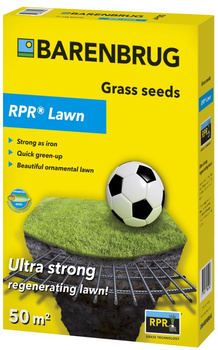 BARENBRUG RPR LAWN 1 KG - TRAWA SPORTOWA ODPORNA NA DEPTANIE