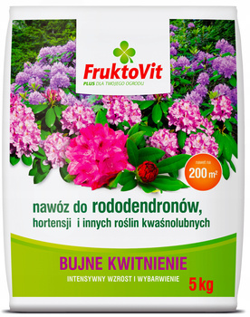 FRUKTOVIT PLUS – NAWÓZ DO RODODENDRONÓW 5 KG