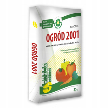 SIARKOPOL – OGRÓD 2001 NAWÓZ WIELOSKŁADNIKOWY UNIWERSALNY 25 KG