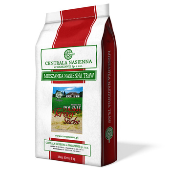 CENTRALA NASIENNA POLSKIE TERENY SUCHE 5 KG - TRAWA ODPORNA NA SUSZĘ