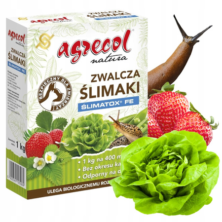 AGRECOL - ŚLIMATOX FE GRANULAT PRZECIWKO ŚLIMAKOM 1 KG
