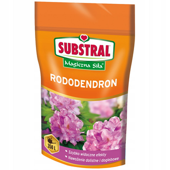 SUBSTRAL – MAGICZNA SIŁA NAWÓZ DO RODODENDRONÓW I ROŚLIN KWAŚNOLUBNYCH 350 G