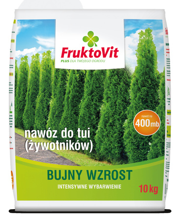 FRUKTOVIT PLUS – NAWÓZ DO TUI I ŻYWOTNIKÓW 10 KG