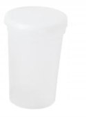 Pojemnik na próbkę mleka sterylny z pokrywką - 50 ml