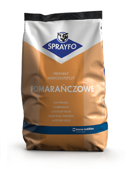Sprayfo - Mleko zastępcze dla cieląt Pomarańczowe 20 kg